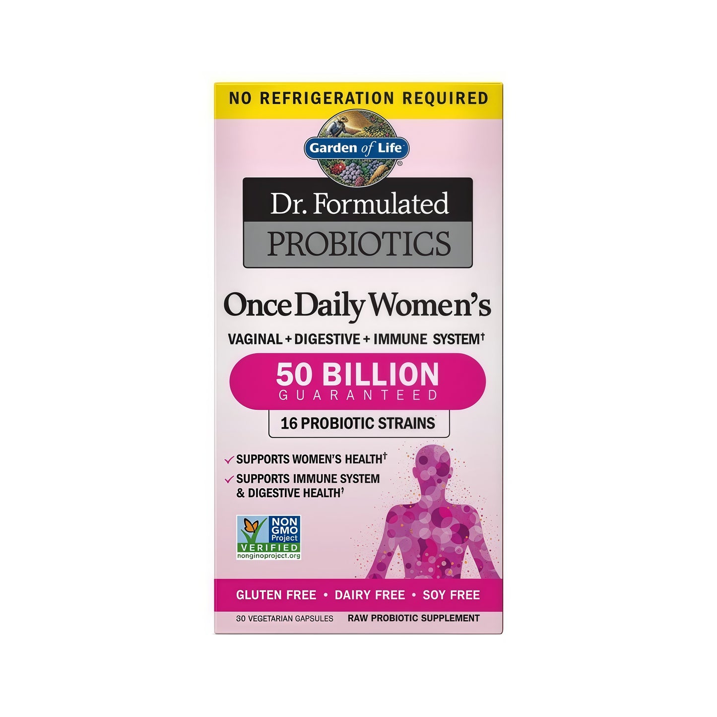 Garden of Life Once Daily Probiotics for Women30 Capsules